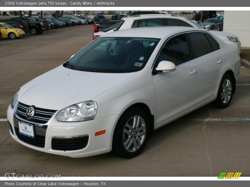 Candy White / Anthracite 2009 Volkswagen Jetta TDI Sedan