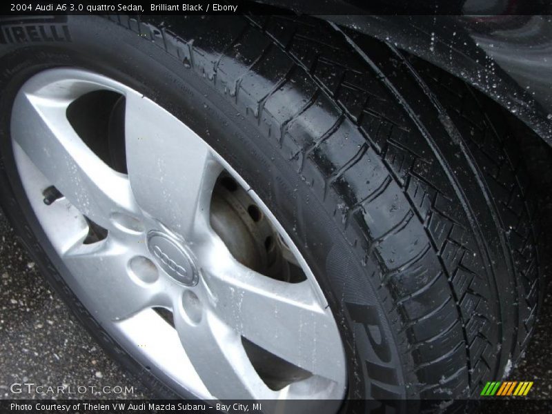 Brilliant Black / Ebony 2004 Audi A6 3.0 quattro Sedan