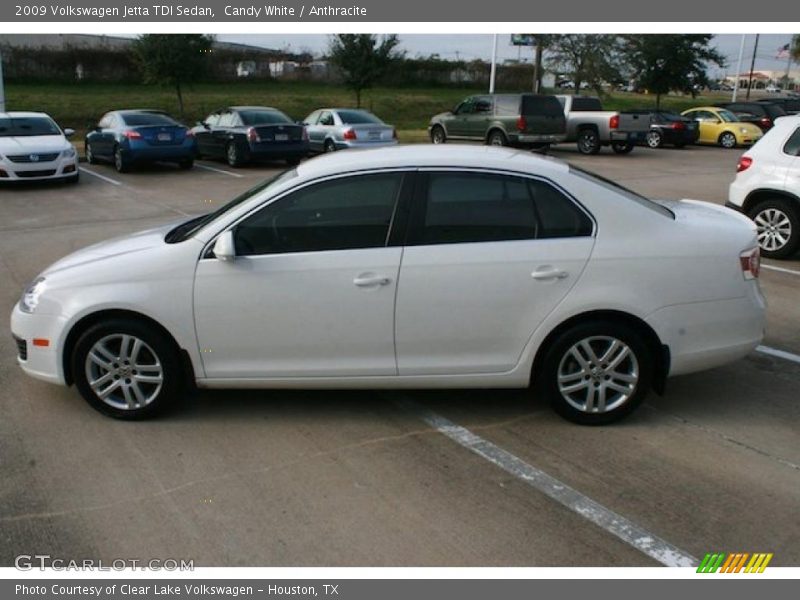 Candy White / Anthracite 2009 Volkswagen Jetta TDI Sedan