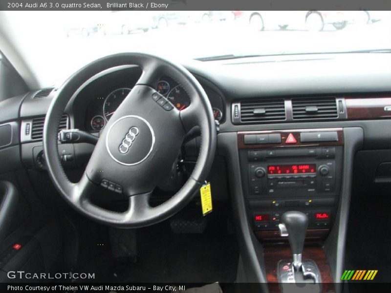 Brilliant Black / Ebony 2004 Audi A6 3.0 quattro Sedan