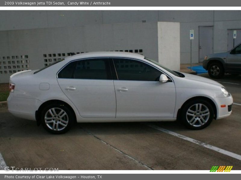 Candy White / Anthracite 2009 Volkswagen Jetta TDI Sedan