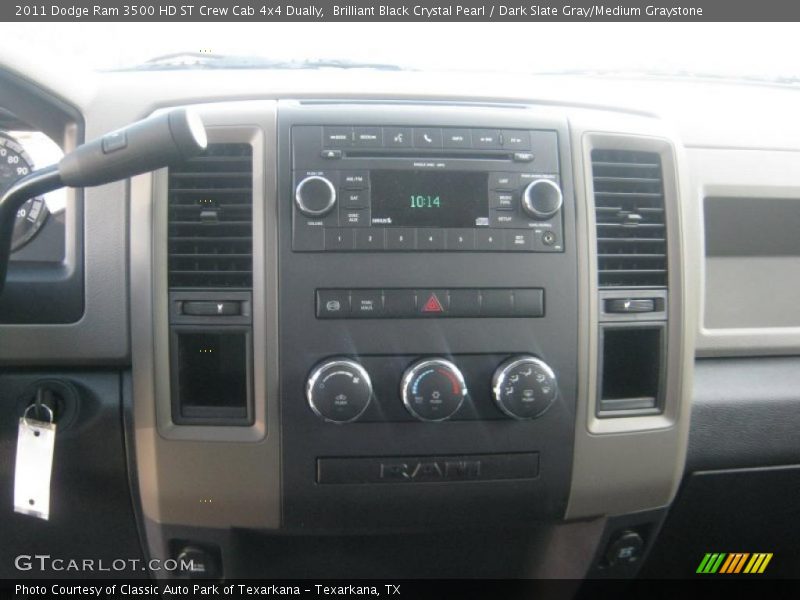 Brilliant Black Crystal Pearl / Dark Slate Gray/Medium Graystone 2011 Dodge Ram 3500 HD ST Crew Cab 4x4 Dually
