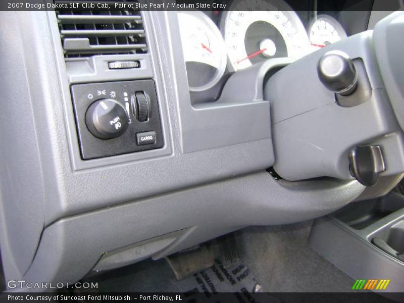 Patriot Blue Pearl / Medium Slate Gray 2007 Dodge Dakota SLT Club Cab