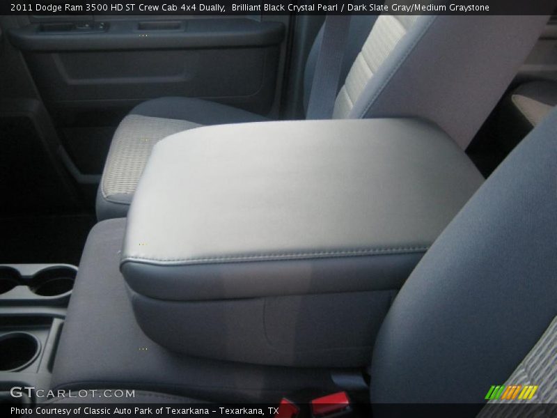 Brilliant Black Crystal Pearl / Dark Slate Gray/Medium Graystone 2011 Dodge Ram 3500 HD ST Crew Cab 4x4 Dually