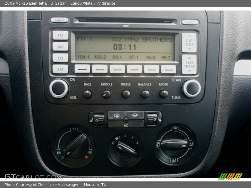 Candy White / Anthracite 2009 Volkswagen Jetta TDI Sedan