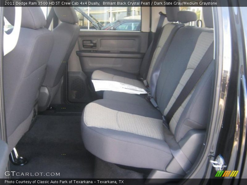 Brilliant Black Crystal Pearl / Dark Slate Gray/Medium Graystone 2011 Dodge Ram 3500 HD ST Crew Cab 4x4 Dually