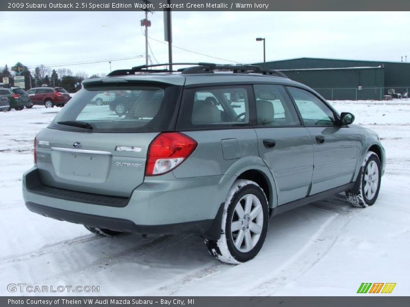 Seacrest Green Metallic / Warm Ivory 2009 Subaru Outback 2.5i Special Edition Wagon
