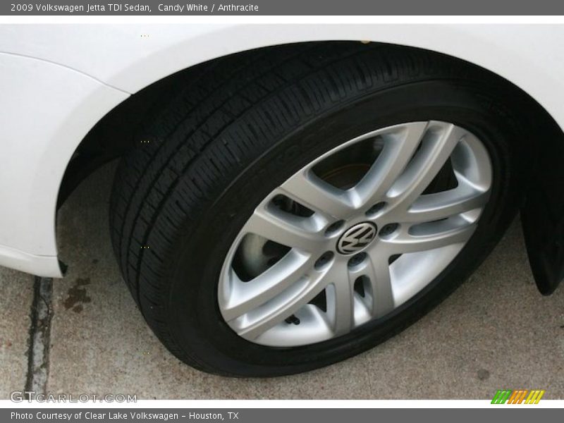 Candy White / Anthracite 2009 Volkswagen Jetta TDI Sedan