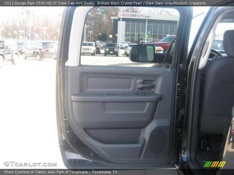 Brilliant Black Crystal Pearl / Dark Slate Gray/Medium Graystone 2011 Dodge Ram 3500 HD ST Crew Cab 4x4 Dually