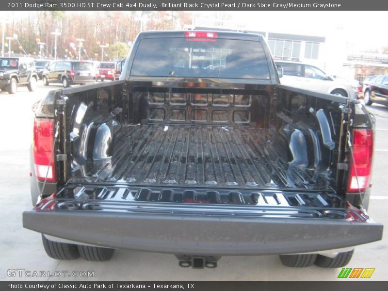 Brilliant Black Crystal Pearl / Dark Slate Gray/Medium Graystone 2011 Dodge Ram 3500 HD ST Crew Cab 4x4 Dually