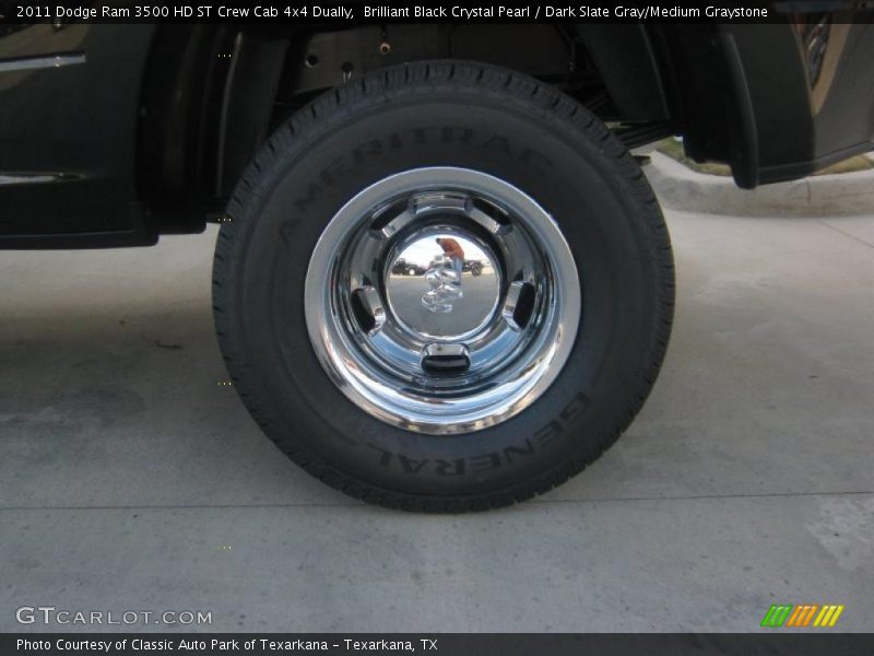 Brilliant Black Crystal Pearl / Dark Slate Gray/Medium Graystone 2011 Dodge Ram 3500 HD ST Crew Cab 4x4 Dually