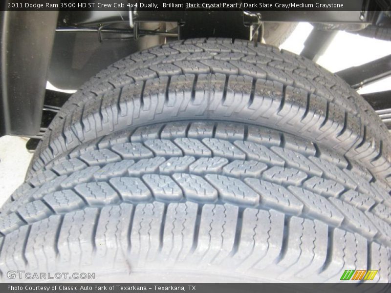 Brilliant Black Crystal Pearl / Dark Slate Gray/Medium Graystone 2011 Dodge Ram 3500 HD ST Crew Cab 4x4 Dually