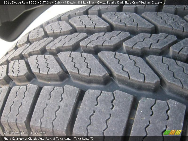 Brilliant Black Crystal Pearl / Dark Slate Gray/Medium Graystone 2011 Dodge Ram 3500 HD ST Crew Cab 4x4 Dually