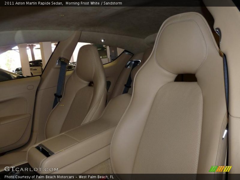  2011 Rapide Sedan Sandstorm Interior