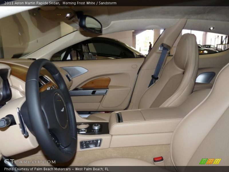  2011 Rapide Sedan Sandstorm Interior