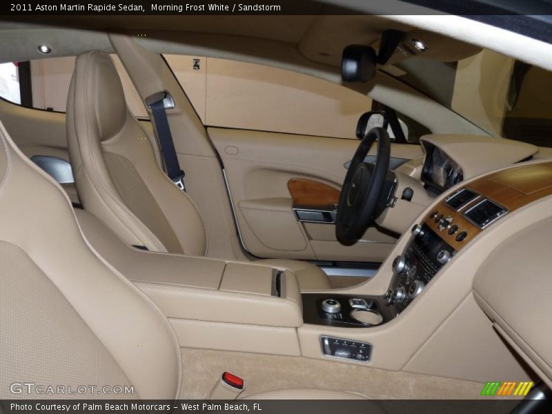  2011 Rapide Sedan Sandstorm Interior