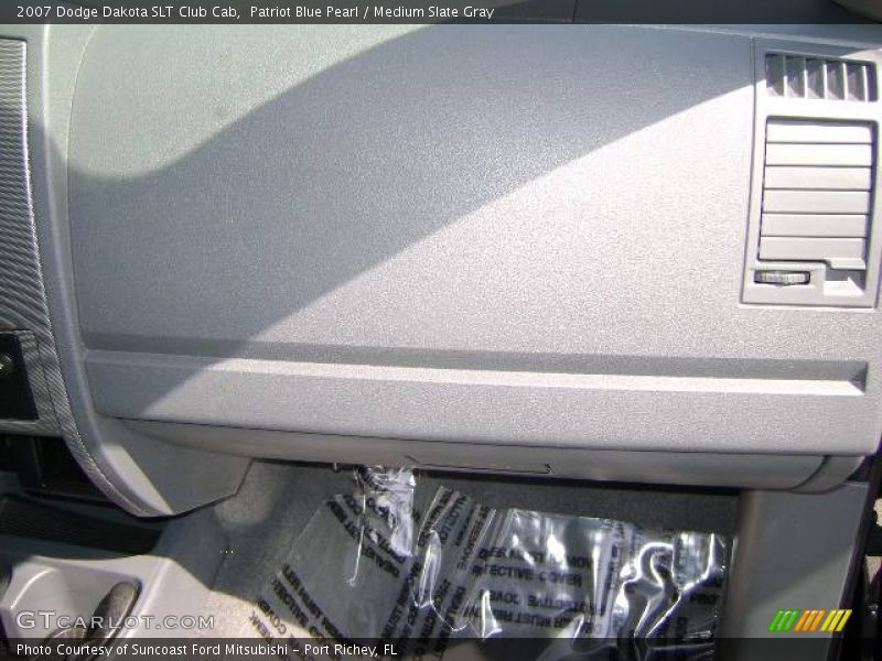 Patriot Blue Pearl / Medium Slate Gray 2007 Dodge Dakota SLT Club Cab