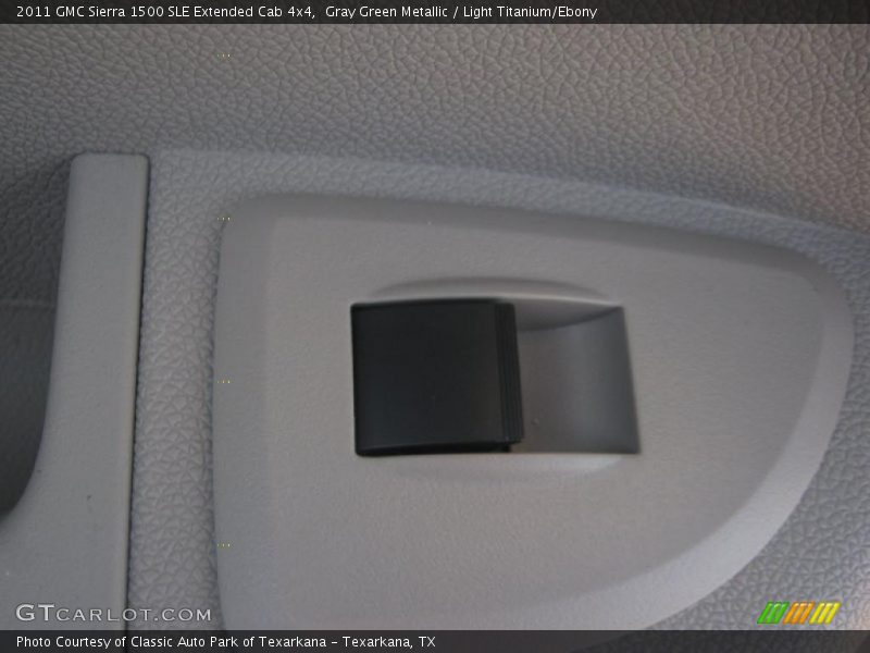 Gray Green Metallic / Light Titanium/Ebony 2011 GMC Sierra 1500 SLE Extended Cab 4x4