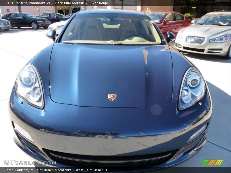 Dark Blue Metallic / Luxor Beige 2011 Porsche Panamera V6