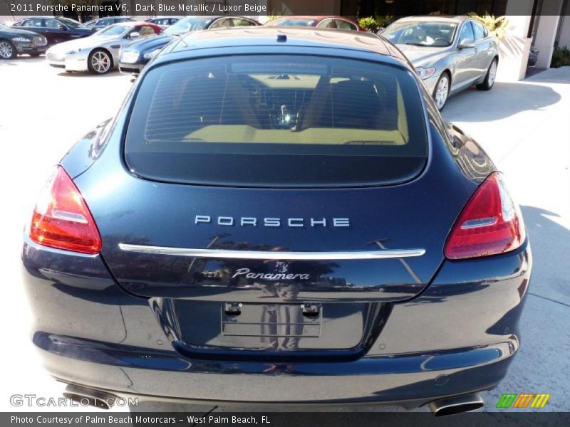 Dark Blue Metallic / Luxor Beige 2011 Porsche Panamera V6