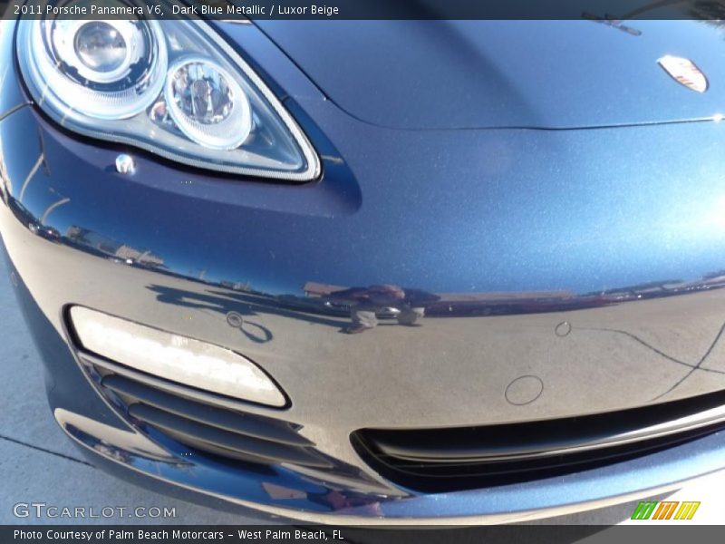 Dark Blue Metallic / Luxor Beige 2011 Porsche Panamera V6