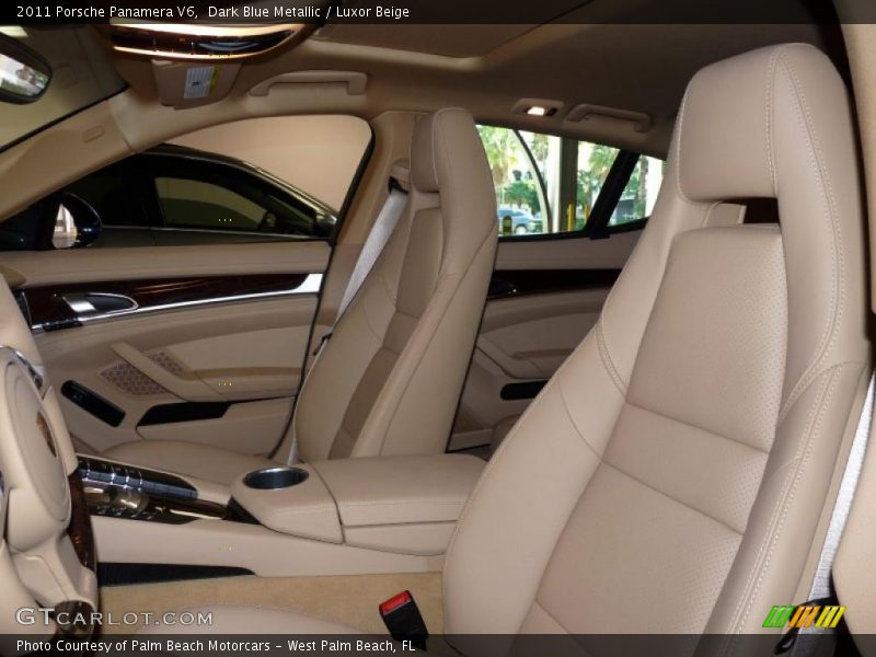 Dark Blue Metallic / Luxor Beige 2011 Porsche Panamera V6