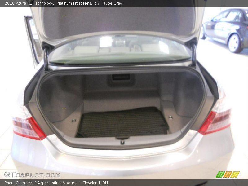 Platinum Frost Metallic / Taupe Gray 2010 Acura RL Technology