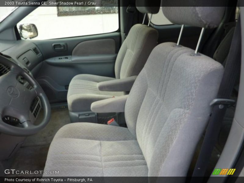 Silver Shadow Pearl / Gray 2003 Toyota Sienna CE