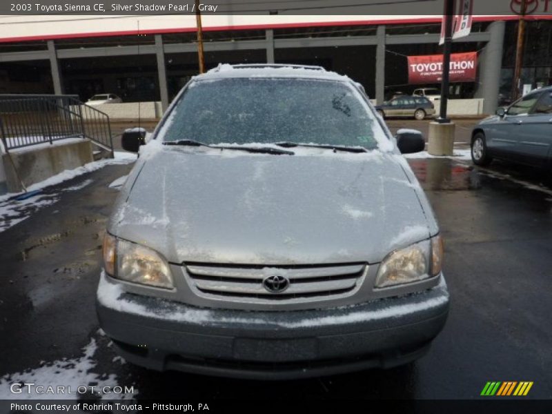 Silver Shadow Pearl / Gray 2003 Toyota Sienna CE