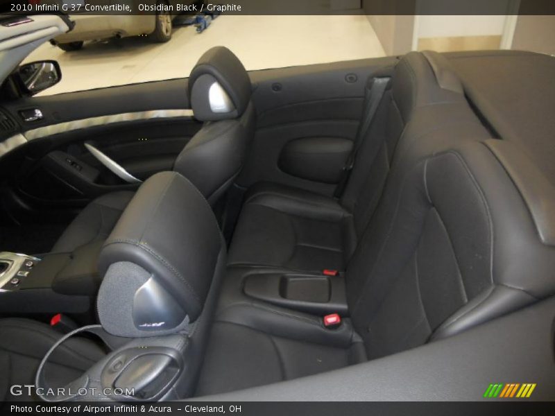 Obsidian Black / Graphite 2010 Infiniti G 37 Convertible