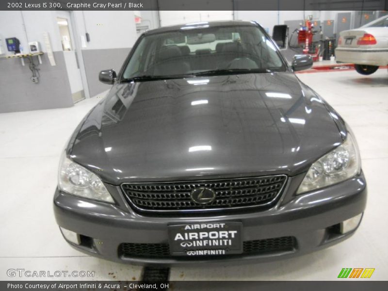 Graphite Gray Pearl / Black 2002 Lexus IS 300
