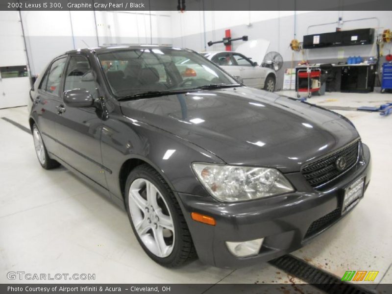 Graphite Gray Pearl / Black 2002 Lexus IS 300