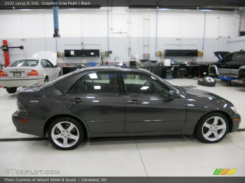 Graphite Gray Pearl / Black 2002 Lexus IS 300