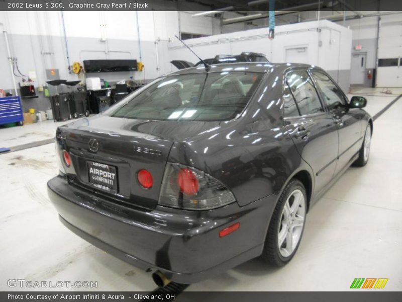 Graphite Gray Pearl / Black 2002 Lexus IS 300