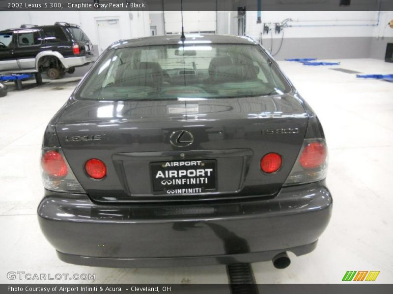 Graphite Gray Pearl / Black 2002 Lexus IS 300