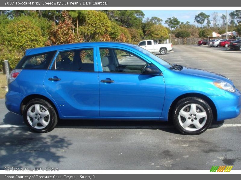 Speedway Blue Pearl / Dark Charcoal 2007 Toyota Matrix