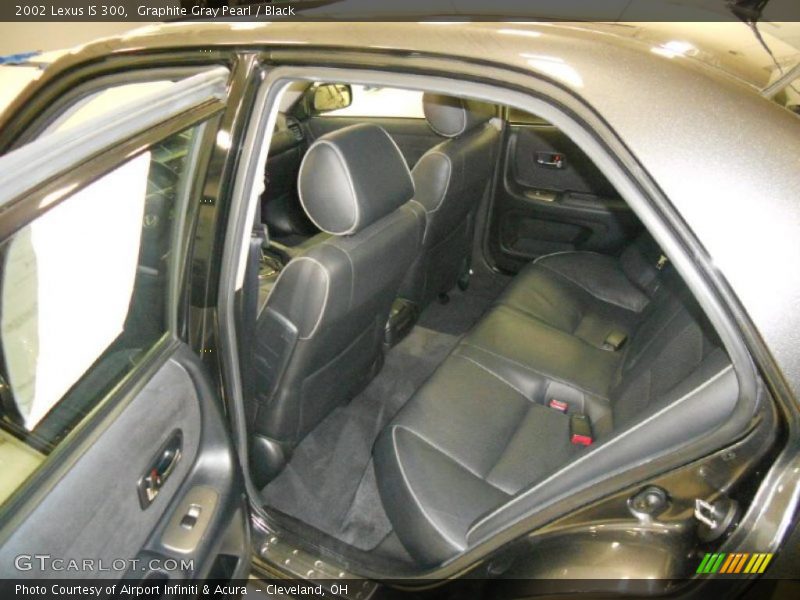 Graphite Gray Pearl / Black 2002 Lexus IS 300