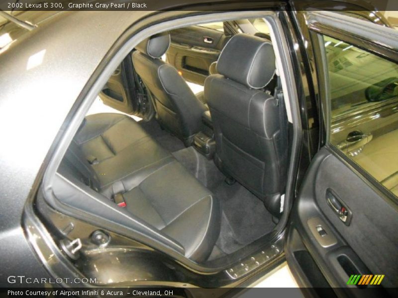 Graphite Gray Pearl / Black 2002 Lexus IS 300