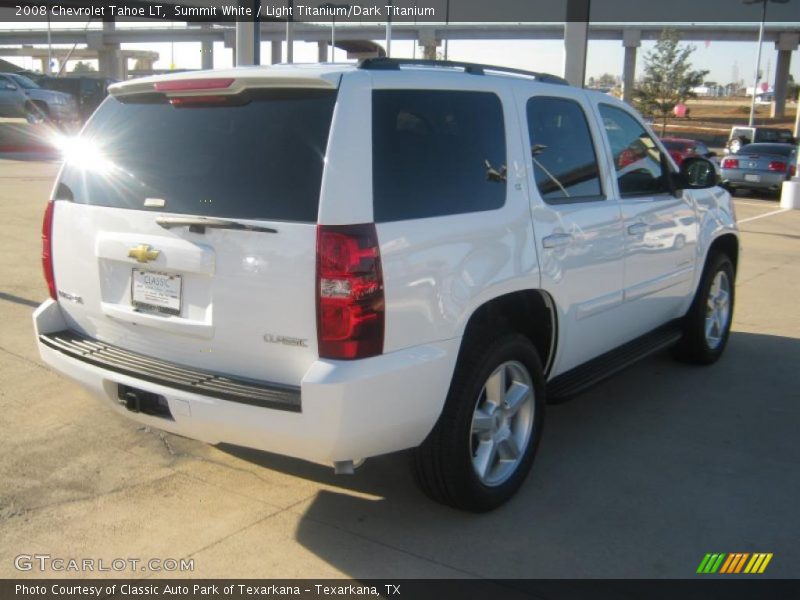 Summit White / Light Titanium/Dark Titanium 2008 Chevrolet Tahoe LT