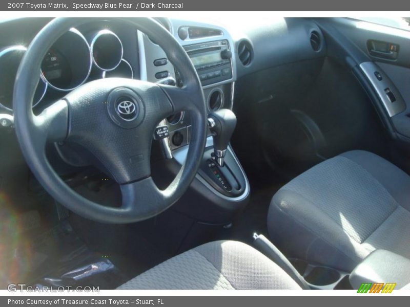 Speedway Blue Pearl / Dark Charcoal 2007 Toyota Matrix