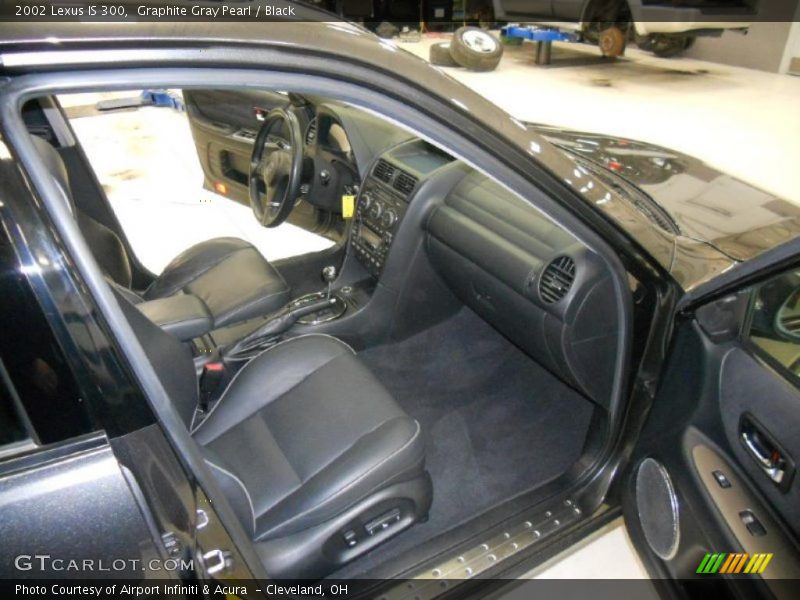 Graphite Gray Pearl / Black 2002 Lexus IS 300