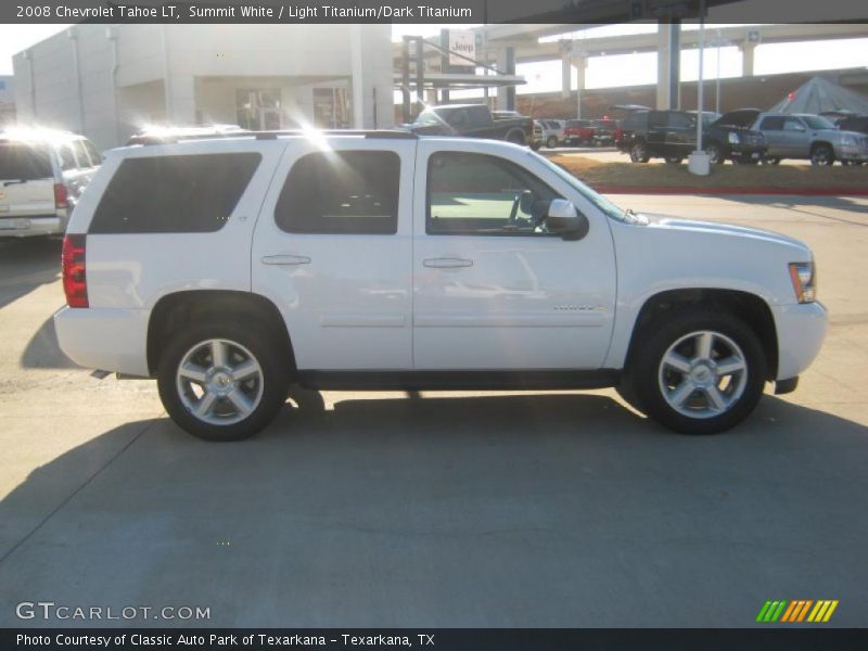 Summit White / Light Titanium/Dark Titanium 2008 Chevrolet Tahoe LT