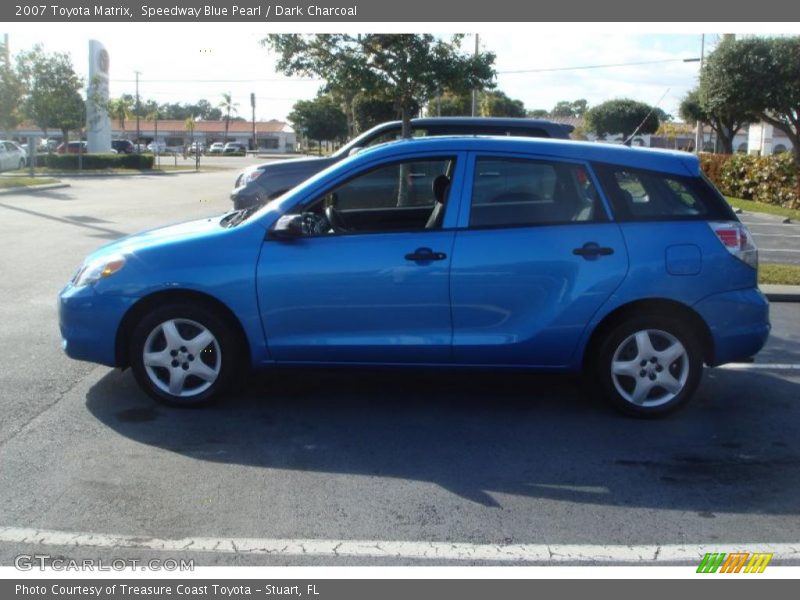 Speedway Blue Pearl / Dark Charcoal 2007 Toyota Matrix
