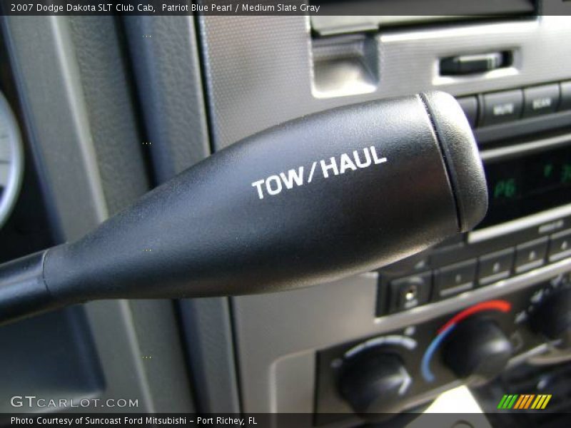 Patriot Blue Pearl / Medium Slate Gray 2007 Dodge Dakota SLT Club Cab