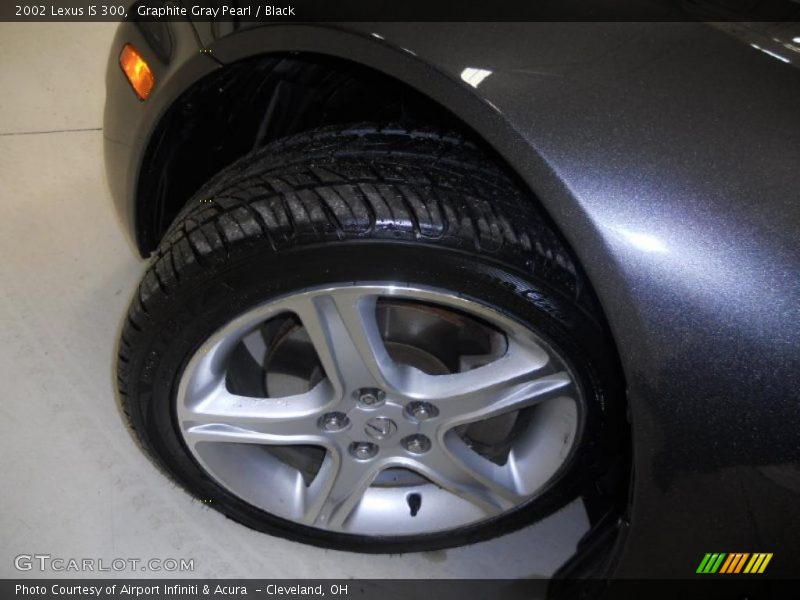 Graphite Gray Pearl / Black 2002 Lexus IS 300