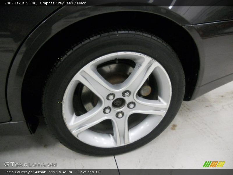Graphite Gray Pearl / Black 2002 Lexus IS 300