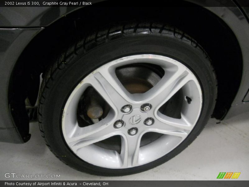 Graphite Gray Pearl / Black 2002 Lexus IS 300