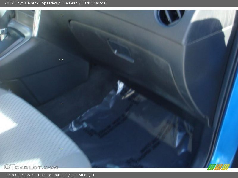 Speedway Blue Pearl / Dark Charcoal 2007 Toyota Matrix