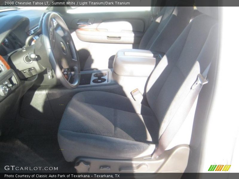 Summit White / Light Titanium/Dark Titanium 2008 Chevrolet Tahoe LT