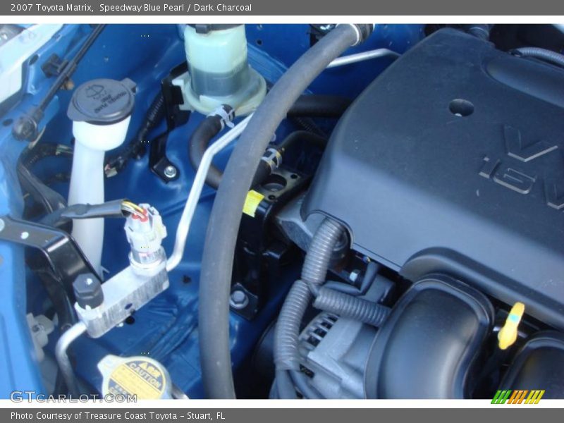 Speedway Blue Pearl / Dark Charcoal 2007 Toyota Matrix